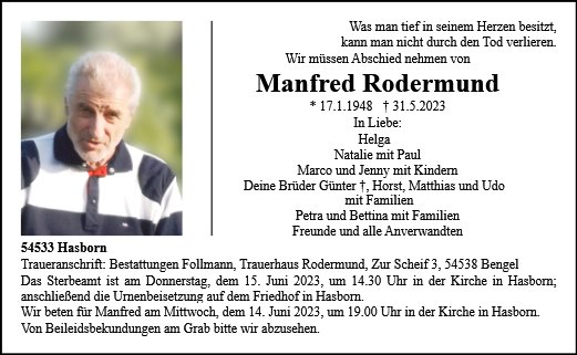 Manfred Rodermund