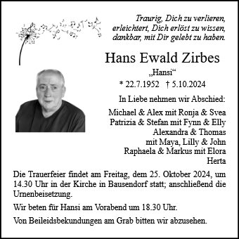 Hans Ewald Zirbes