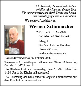 Werner Schumacher