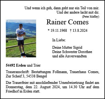 Rainer Comes