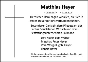 Matthias Hayer 
