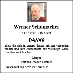 Werner Schumacher