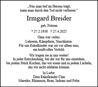 Irmgard Breider
