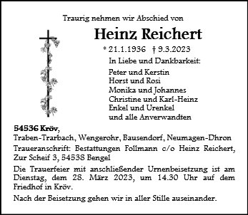 Heinz Reichert