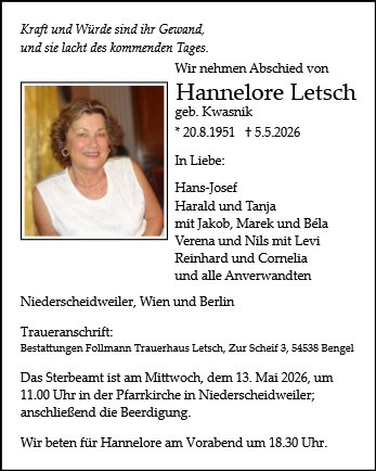 Hannelore Letsch 