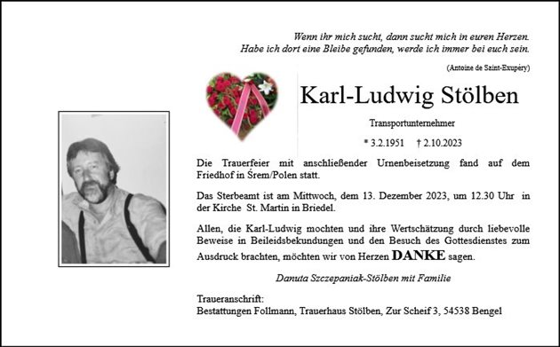 Karl-Ludwig Stölben 