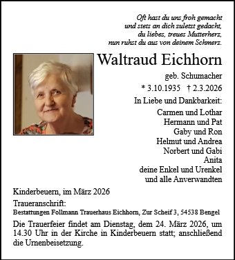 Waltraud Eichhorn