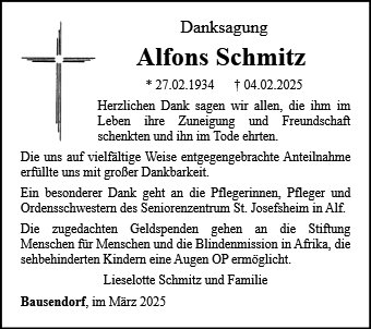 Alfons Schmitz 