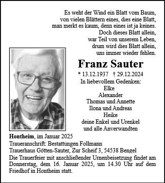 Franz Sauter