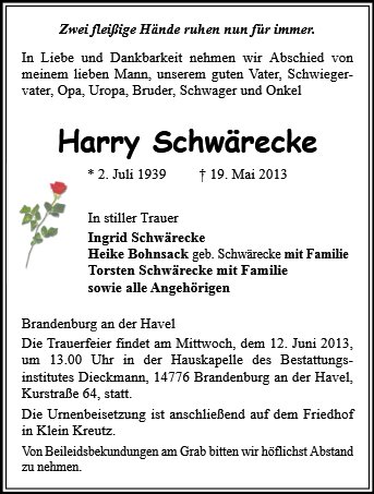 Harry Schwärecke