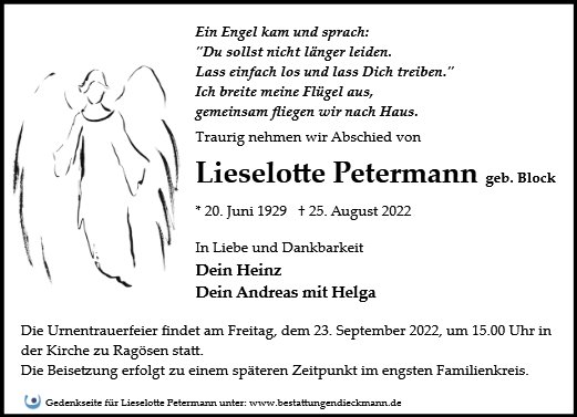 Lieselotte Petermann