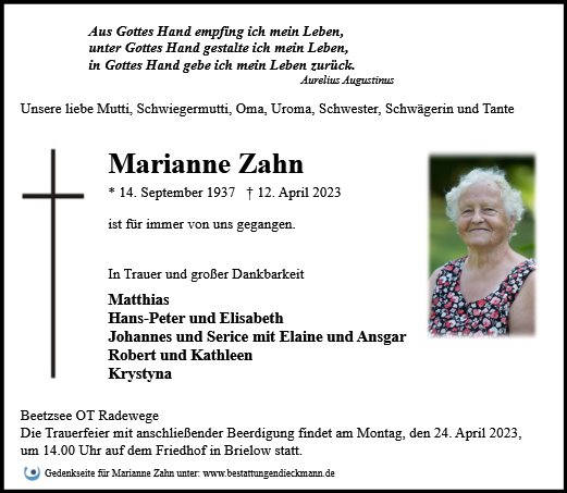 Marianne Zahn