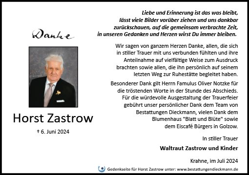 Horst Zastrow