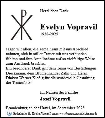 Evelyn Vopravil