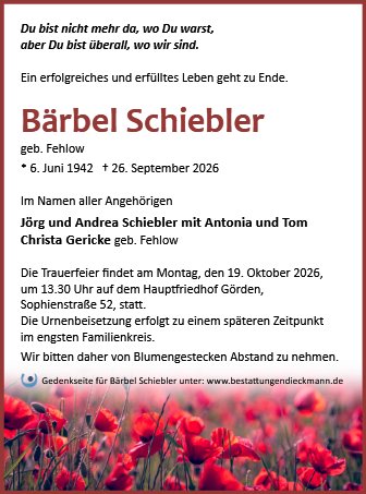 Bärbel Schiebler