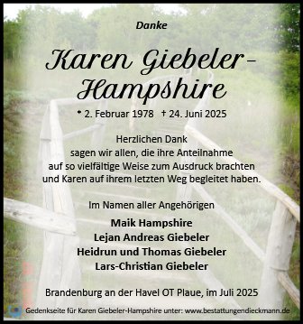 Karen Giebeler-Hampshire