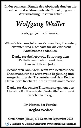 Wolfgang Wedler