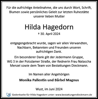 Hilda Hagedorn