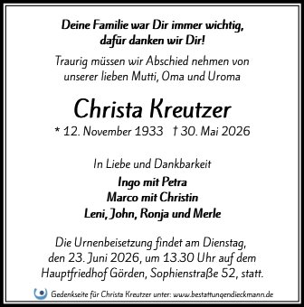 Christa Kreutzer