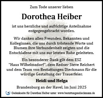 Dorothea Heiber