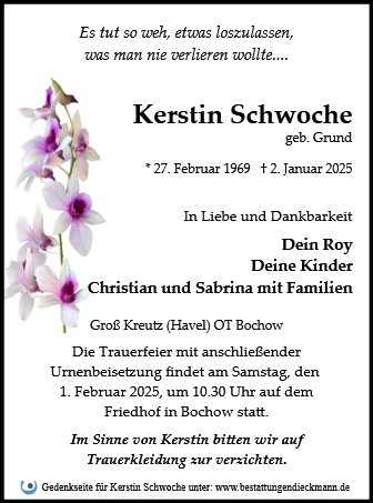 Kerstin Schwoche