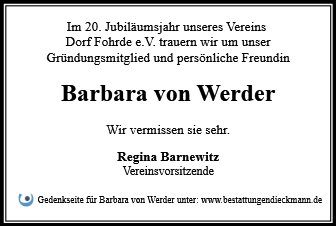 Barbara von Werder