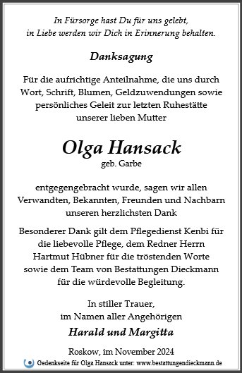 Olga Hansack