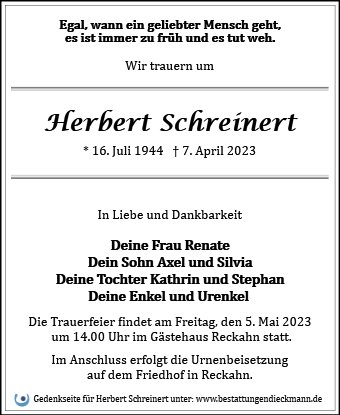 Herbert Schreinert