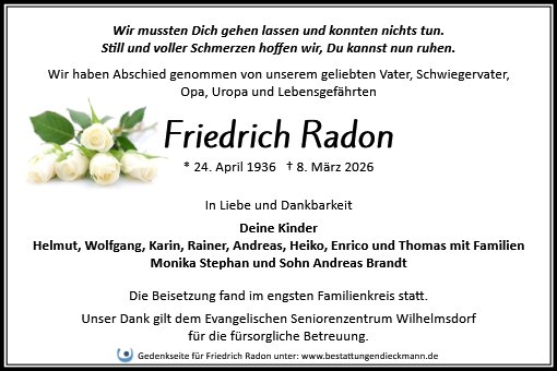 Friedrich Radon