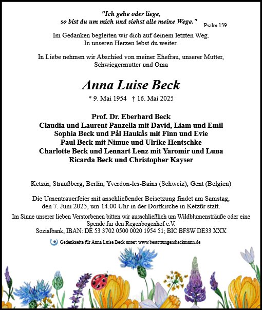 Anna Luise Beck