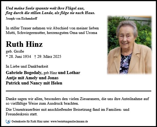 Ruth Hinz