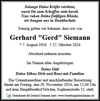 Gerhard Siemann