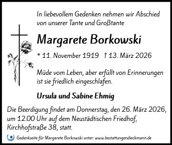 Margarete Borkowski