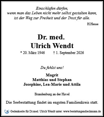 Ulrich Wendt