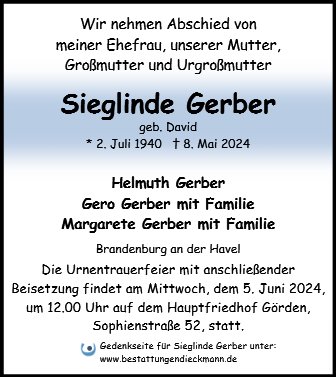 Sieglinde Gerber