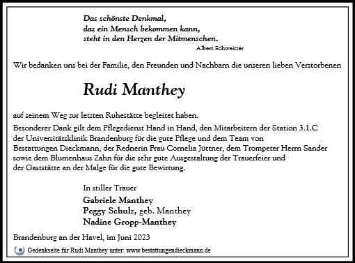 Rudi Manthey