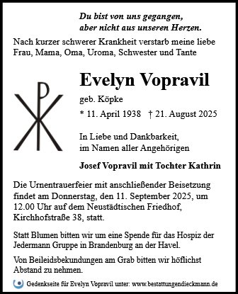 Evelyn Vopravil