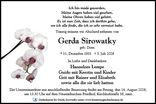 Gerda Sirowatky