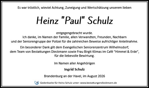 Heinz Schulz