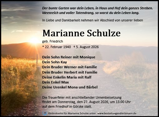 Marianne Schulze