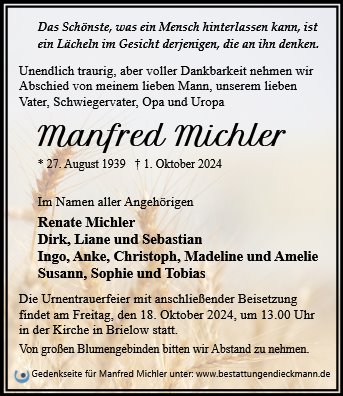 Manfred Michler