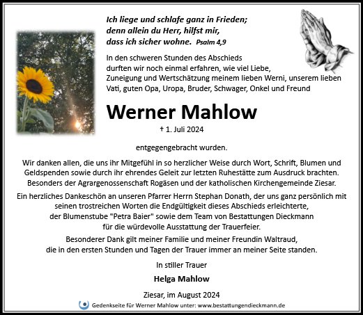 Werner Mahlow