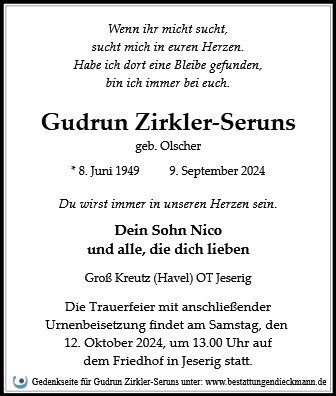 Gudrun Zirkler-Seruns