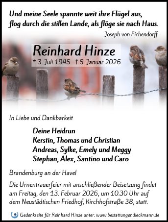 Reinhard Hinze