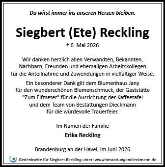 Siegbert Reckling