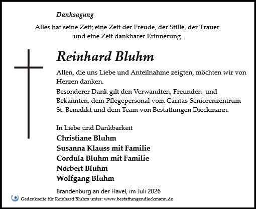 Reinhard Bluhm