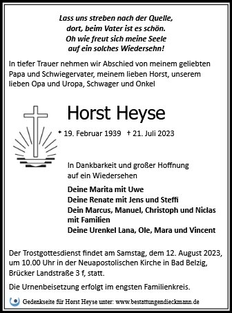 Horst Heyse
