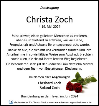 Christa Zoch