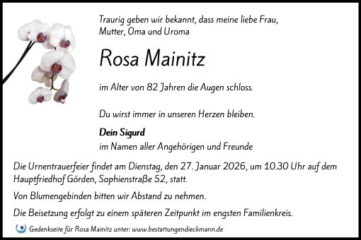 Rosa Mainitz