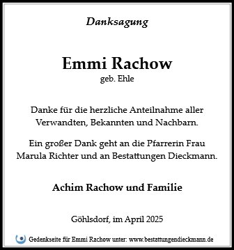 Emmi Rachow
